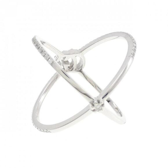 GUCCI White Gold Diamond Ring - Picture 3 of 5